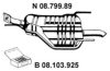 OPEL 5852205 End Silencer